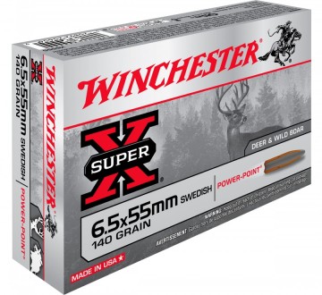 6,5X55 Winchester Power Point 140gr