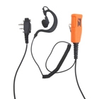 Icom Headsett PRO-P600LS, Headset med ørehøyttaler, PTT, vinklet skrukontakt
Passer til 3022/F34